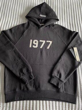 "Fear of God Essentials 1977 Hoodie Iron" XS-XL